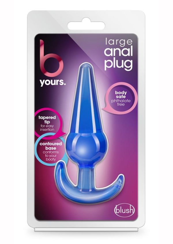 B Yours Butt Plug - Large - Blue