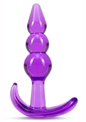 B Yours Triple Bead Butt Plug - Purple