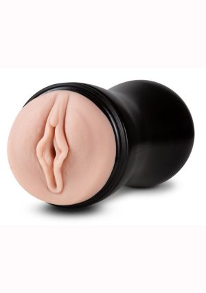 M for Men Soft and Wet Self Lubricating Masturbator Cup Orb - Pussy - Vanilla