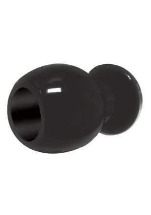 The 9`s - Port Hole Hollow Butt Plug - Black