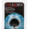 Steel Beaded Silicone Cock Ring - Large - Clear