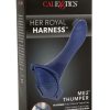 Her Royal Harness ME2 Thumper Strap-On with Silicone Rechargeable Dildo - Blue