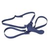 Her Royal Harness ME2 Thumper Strap-On with Silicone Rechargeable Dildo - Blue