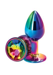 Rear Assets Multicolor Anal Plug - Small - Rainbow