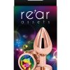Rear Assets Rose Gold Anal Plug - Med - Rainbow