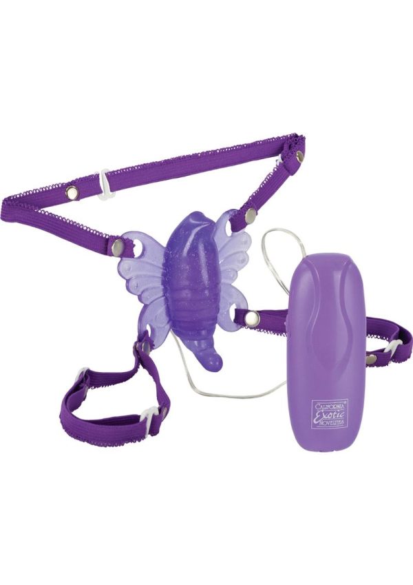 Venus Butterfly II Strap-On with Remote Control - Purple