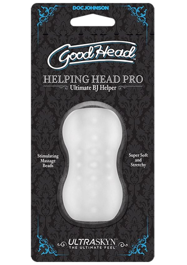 GoodHead Helping Head Pro Masturbator - Frost