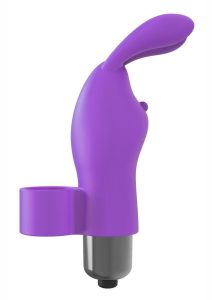 The 9`s - Flirt finger Silicone Bunny - Purple