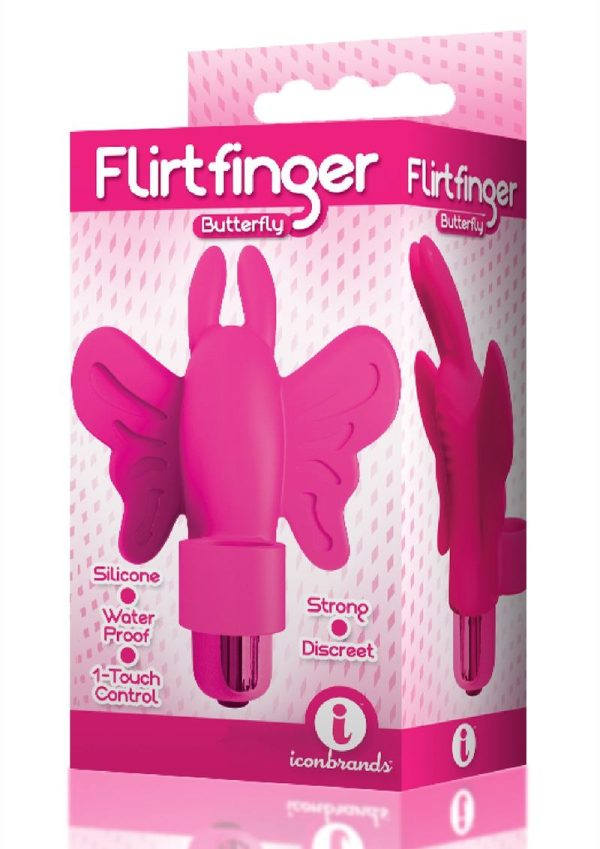 The 9`s - Flirt finger Silicone Butterfly - Pink