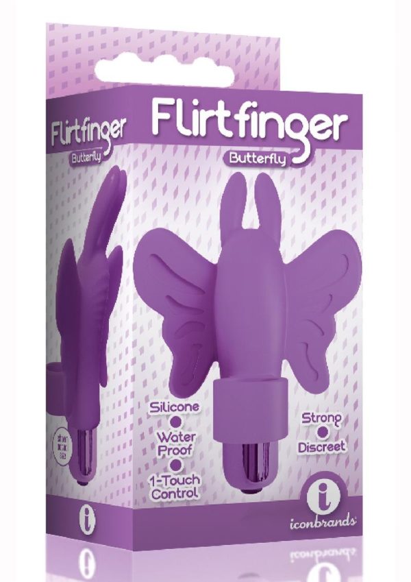 The 9`s - Flirt finger Silicone Butterfly - Purple