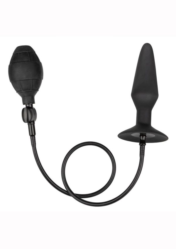 Large Silicone Inflatable Plug - Black