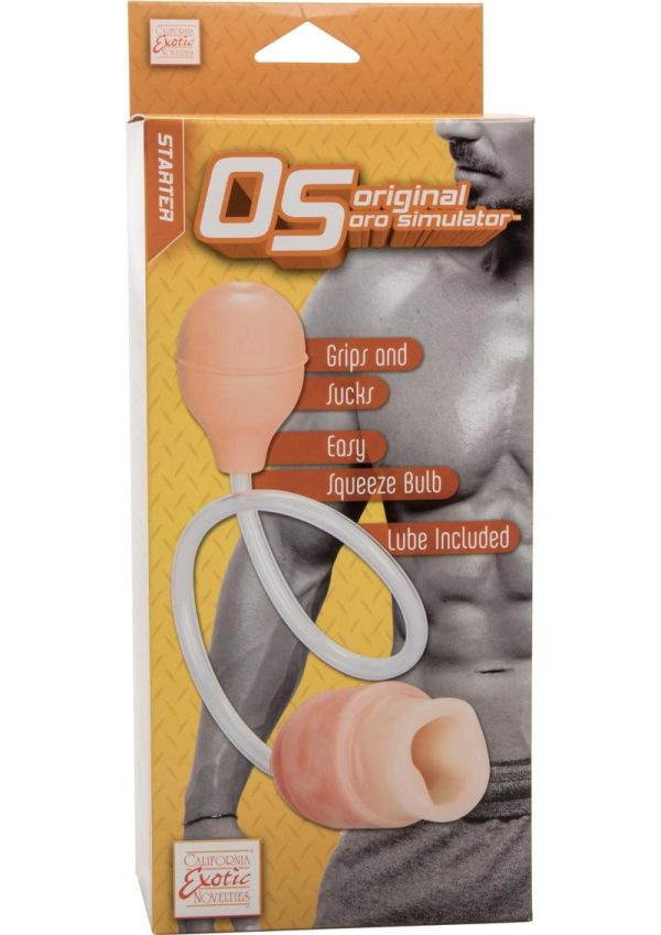 Optimum Series Original Oro Simulator Masturbator Pump - Vanilla