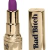 Naughty Bits Bad Bitch Lipstick Bullet Vibrator - Purple