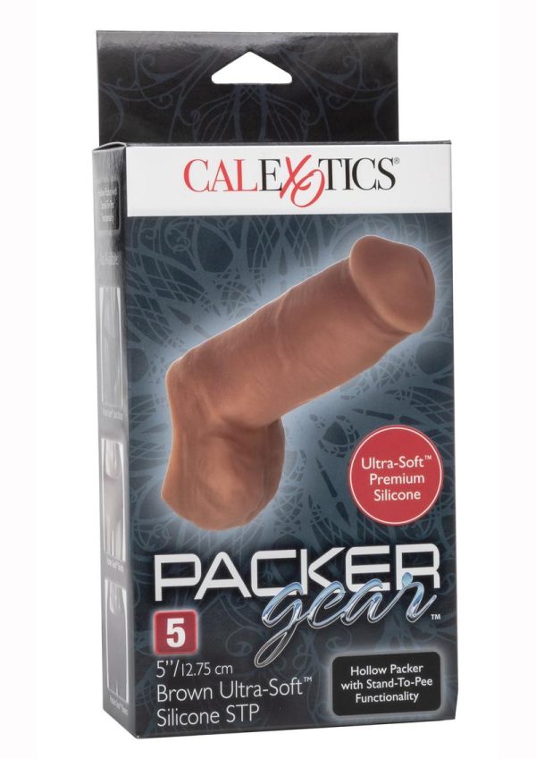 Packer Gear Ultra-Soft Silicone STP Hollow Packer 5in - Chocolate