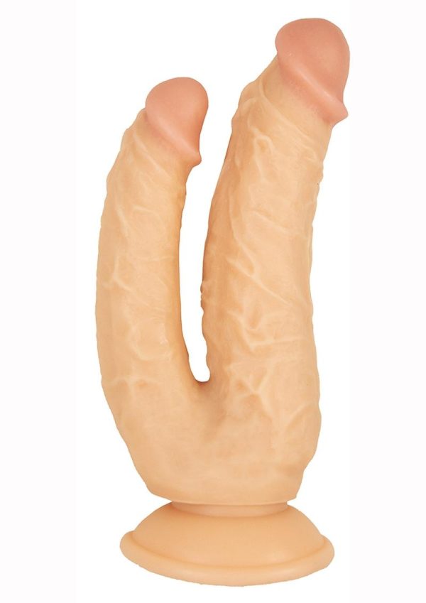 Commander Dongs Double Duty Bendable Dildo 6in - Vanilla