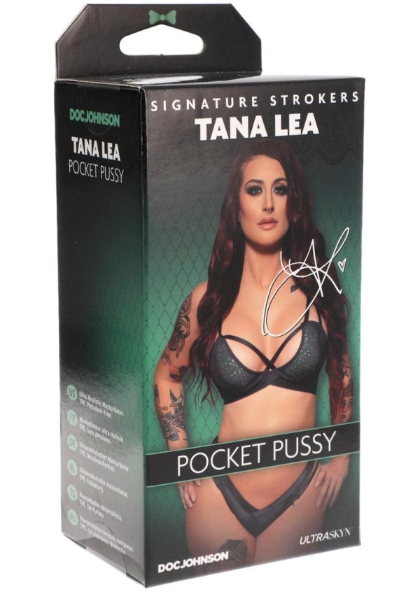 Signature Strokers Tan Lea Ultraskyn Pocket Masturbator - Pussy - Vanilla