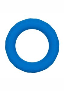 Link Up Ultra-Soft Max Silicone Cock Ring - Blue