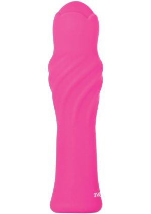 Twist and Shout Silicone Rechargeable Vibrator - Pink