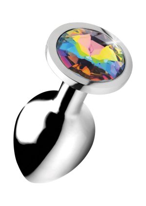 Booty Sparks Rainbow Prism Gem Anal Plug - Medium