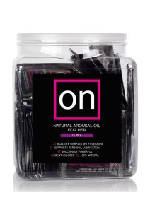 Sensuva On For Her Arousal Oil Ultra .3ml Fishbowl (75 Per Bowl)