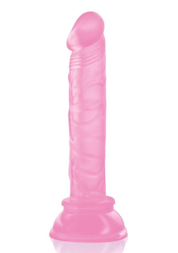 The 9`s - Diclets Jelly Dildo 7in - Pink