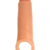 Jock Realistic Penis Enhancer with Ball Strap 2in - Vanilla