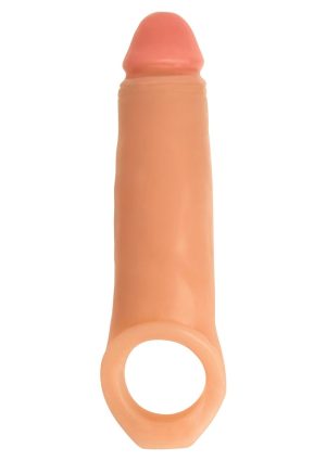 Jock Realistic Penis Enhancer with Ball Strap 2in - Vanilla