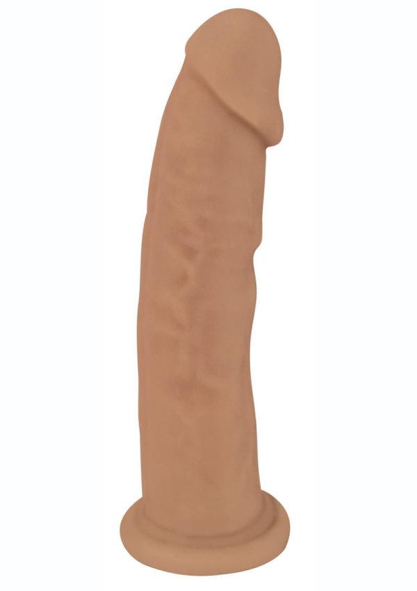 Fleshstixxx Dual Density Silicone Bendable Dong 6in - Caramel