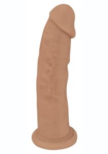 Fleshstixxx Dual Density Silicone Bendable Dong 9in - Caramel