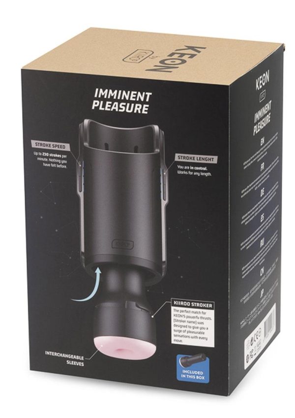 Kiiroo Keon Combo Set Rechargeable Interactive Masturbator with Stroker - Black