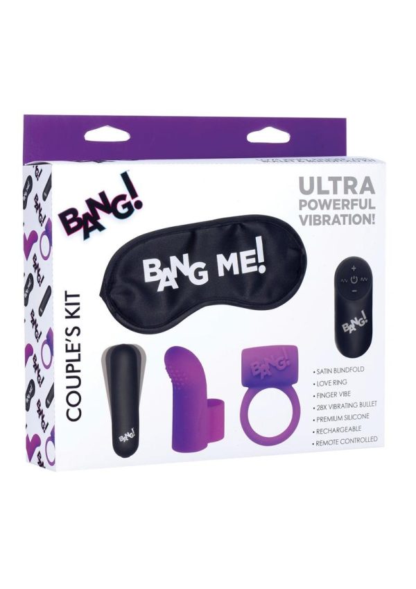 Bang! Couple`s Love Ring Kit (set of 4) - Purple