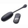 Bang! 28x Plush Silicone Rechargeable Egg with Remote Control - Black
