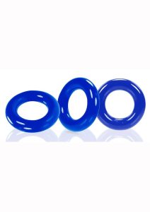 Oxballs Willy Rings Cock Rings (3 pack) - Blue