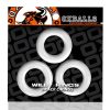 Oxballs Willy Rings Cock Rings (3 pack) - White