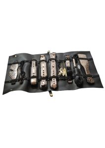 The Traveler Restraint and Bondage Play Kit (Set of 10) - Gold/Black