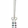 Intimate Play Non-Piercing Beaded Clitoral Jewelry - Silver
