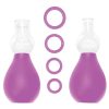 Ouch! Nipple Erector Pump Set - Purple