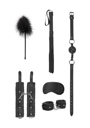 Ouch! Kits Beginners Bondage Kit 6pc - Black