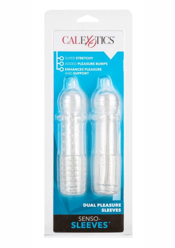 Senso Dual Pleasure Penis Sleeve (2 Pack) - Clear