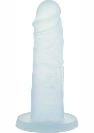 Addiction Cocktails Vibrating Silicone Dildo 5.5in - Blue Lagoon