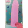 Addiction Cocktails Vibrating Silicone Dildo 5.5in - Purple Cosmo