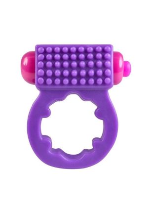 Rock Candy Atomic Sugar Grinder Vibrating Cock Ring - Purple