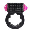 Rock Candy Sugar Grinder Vibrating Cock Ring - Black