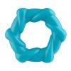 Rock Candy Taffy Twist Cock Ring - Blue