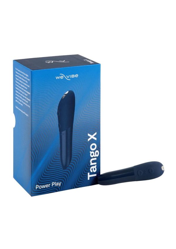 We-Vibe Tango X Rechargeable Clitoral Mini Bullet Vibrator - Midnight Blue