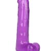 Size Queen Dildo - 8in - Purple