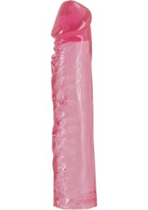 Puregel Textured Pleasure Penis Sleeve - Pink