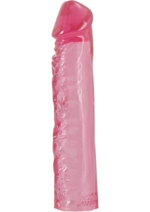 Puregel Textured Pleasure Penis Sleeve - Pink