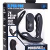 Cock and Ball Ring and Remote Control - Black