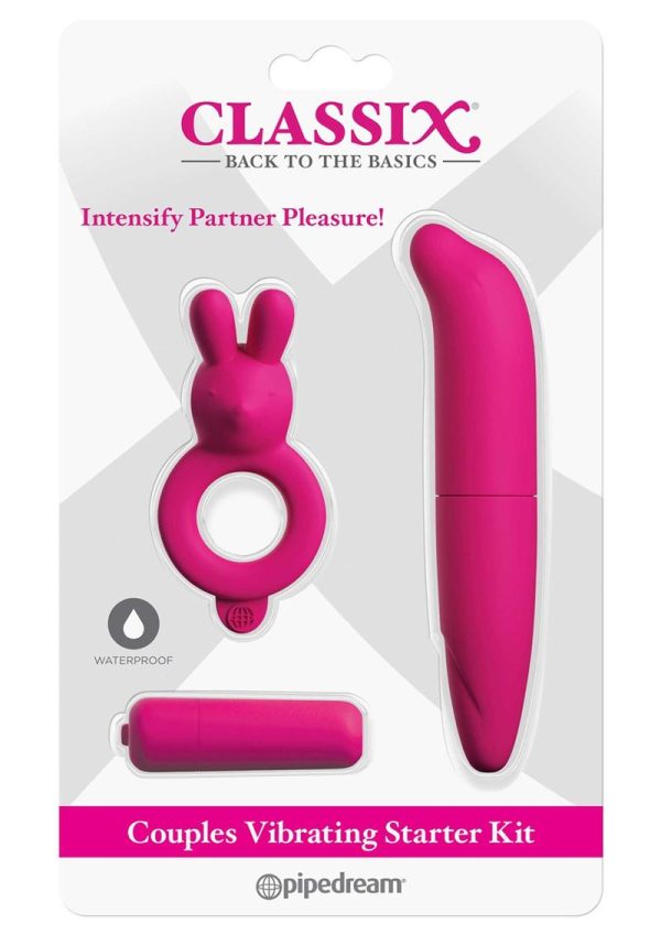 Classix Couples Vibrating Starter Kit - Pink